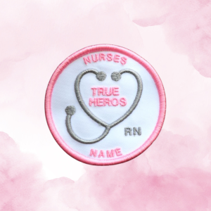 Personalized Embroidered Nurse Patch, Embroidered Patches
