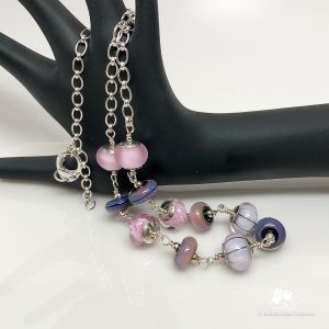 Perfectly Pink and Purple Bead Necklace