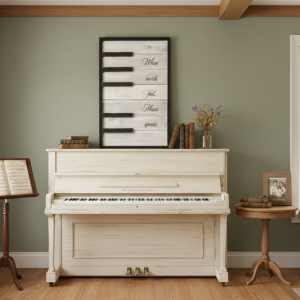 Beautiful Piano Key Board Sign🍁