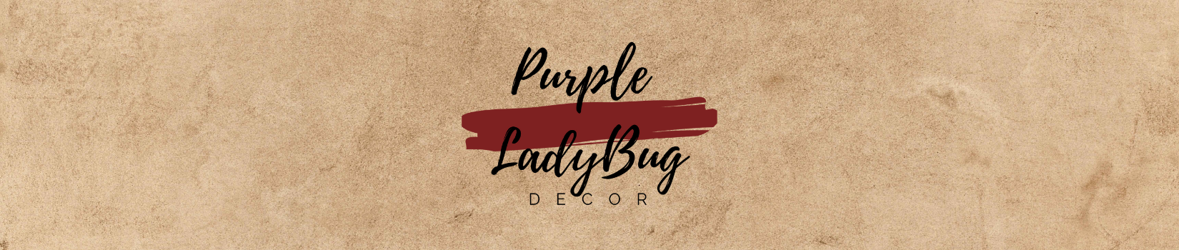 Purple LadyBug Decor