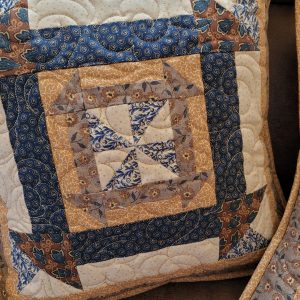 quilted throw pillow